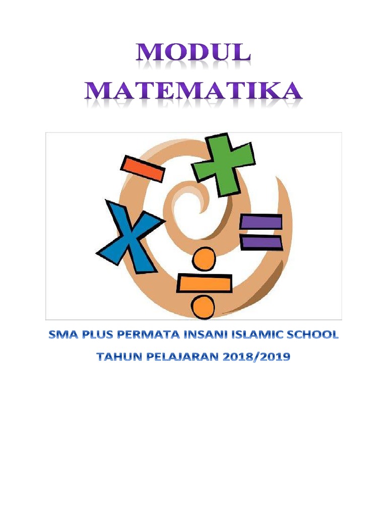 Modul Matrikulasi Kelas X Permata Insani | PDF