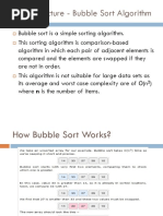 Data Structure - Bubble Sort Algorithm