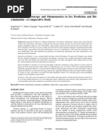 Cheiloscopy, Palatoscopy and Odontometrics in Sex Prediction and Dis-Crimination - A Comparative Study