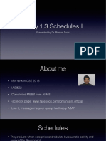 Polity 1.3 Schedules I