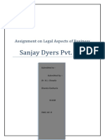 Assignment On Legal Aspects of Business
