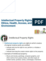 10 IP, Ethics, Health, Access, Environment