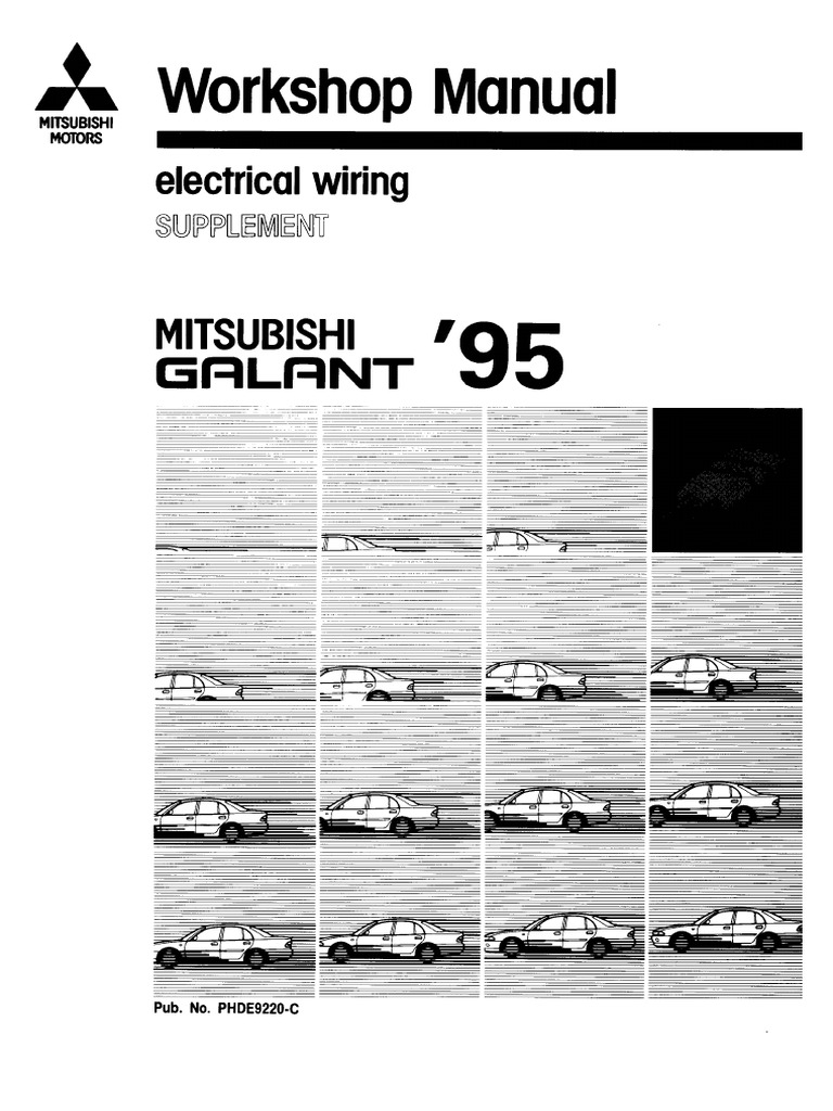 1995 Mitsubishi Galant 69171 PDF | PDF