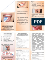 Leaflet Terapi Oral Hygiene