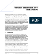 Performance Estimation Tool User Manual: Appendix A