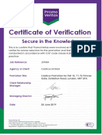 JS9454 Cadivus Certificate of Verification