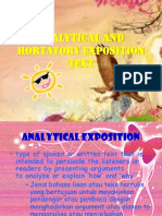 Analytical Exposition