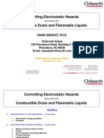 Controlling Electrostatic Hazards Combustible Dusts and Flammable Liquids