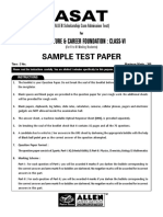 Paper - Class VI (V VI) PDF