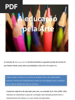 educação pela arte 