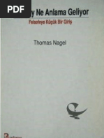 Thomas Nagel - Hersey Ne Anlama Geliyor, Felsefeye Giris