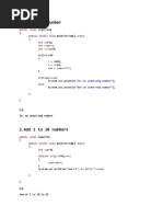 1.armstrong Number: Public Class Public Static Void Int Int Int While