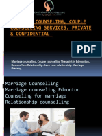 Marriage Counseling, Couple Counselling Services