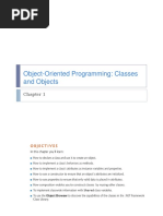 Object-Oriented Programming: Classes and Objects