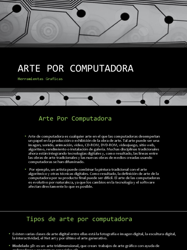 Arte Por Computadora | PDF | Gráficos de computadora 3 D | Áreas de ...