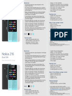 Nokia 216 Datasheets PDF