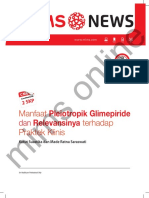Manfaat Pleiotropik Glimepiride