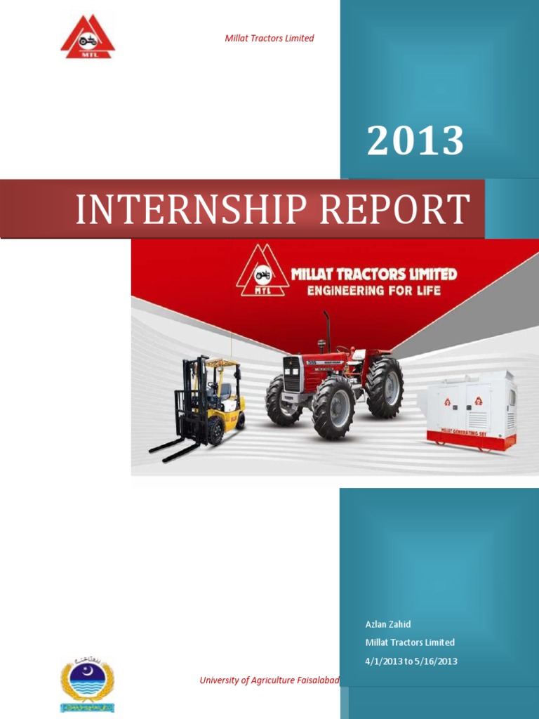 Millat Internship Report Pdf