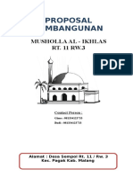 Proposal Masjid Cak Budi