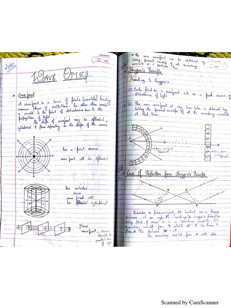 Wave Optics Pdf Pdf Electromagnetic Radiation Optics
