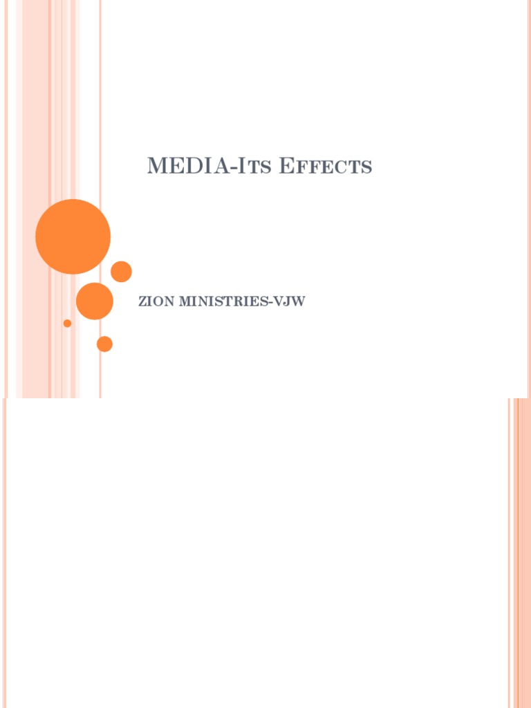 Impact of Media on Society | PDF
