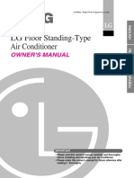 LG Floor Standing-Type Air Conditioner: Owner'S Manual