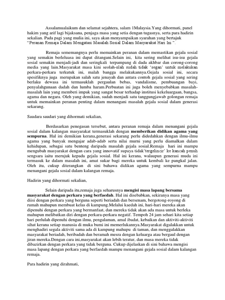 Karangan Syarahan Pdf