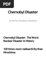 Chernobyl Disaster: DR Nik Nor Ronaidi Bin Nikmahdi