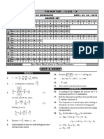 Hint & Sheet Your Hard Work Leads To Strong Foundation: Pre-Nurture: Class - Ix