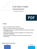 External Alarm Connections - DOM