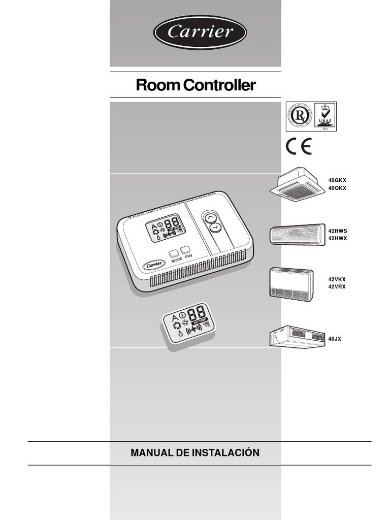 Manual de Instalación del Room Controller | PDF | Tornillo | Caldera
