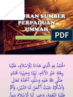 Al-Quran Sumber Perpaduan Ummah