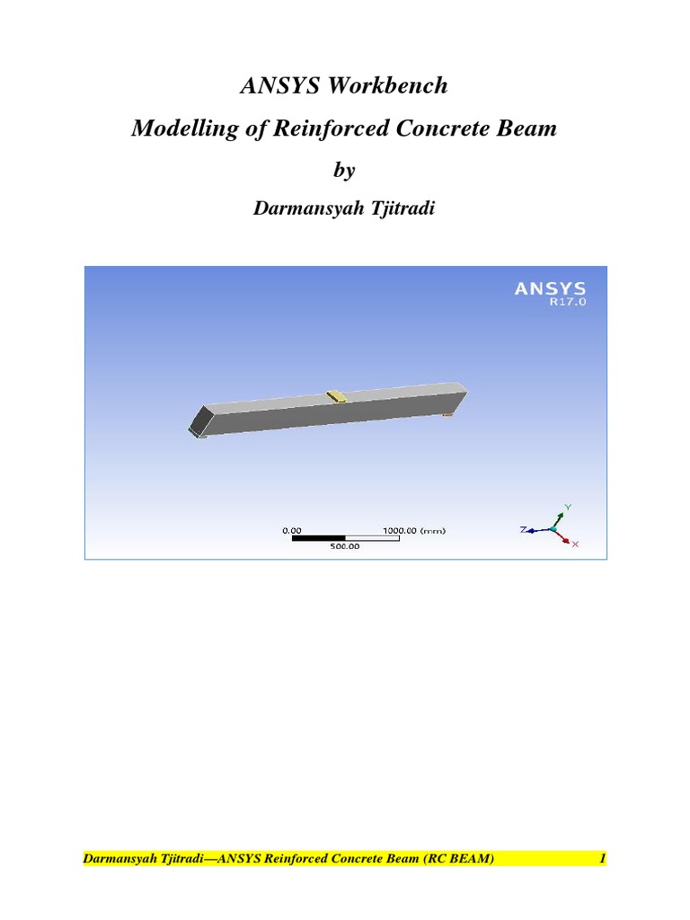 ANSYS Modelling of Reinforced Concrete Beam | PDF | Strength Of ...