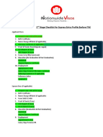 2 Stage Checklist For Express Entry Profile (Before ITA) : 1. Passport Copy With All The Pages