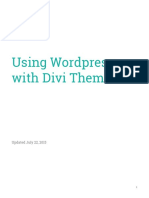 Using Wordpress With Divi Theme: Updated July 22, 2015