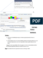 Testing Tools Manual