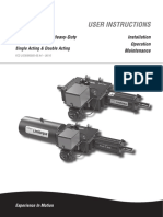 User Instructions: Installation Operation Maintenance LDG Gas Powered Heavy-Duty Actuator Series