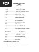 Grammar Worksheet