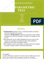 Non Parametric Test: Business Research Methods