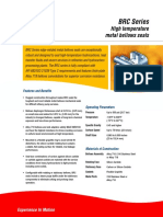 BRC Series: High Temperature Metal Bellows Seals