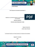 Camilo Los Derechos Humanos en El Marco Personal y en El Ejercicio de Mi Profesion