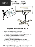 Architecture ! Verilog An Extended Example: Always @ (Posedge CLK) Begin