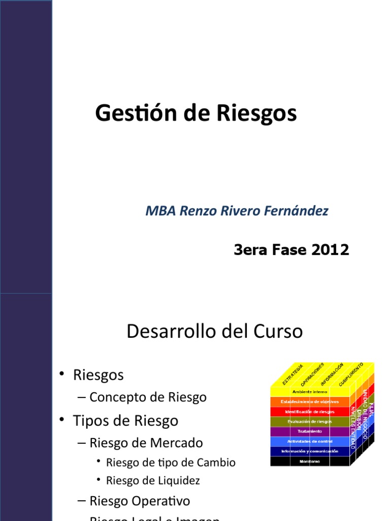 Gestión de Riesgos | PDF | Riesgo crediticio | Planificación