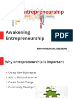 Awakening Entrepreneurship