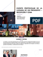 Evento Protocolar de La Llegada de Un Presidente