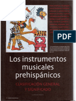 Instrumentos Musicales Prehispánicos PDF