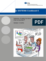 The SISTEMA Cookbook 6: Definition of Safety Functions: What Is Important? Version 1.0 (EN)