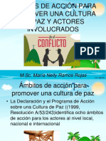 Ámbitos de Acción para La Paz