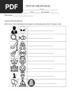 Test de Creatividad - Torrence PDF | PDF | Creatividad | Epistemología