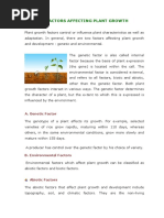 3.factors Affecting Plant Growth